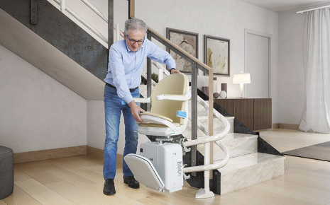 Curved stair lifts